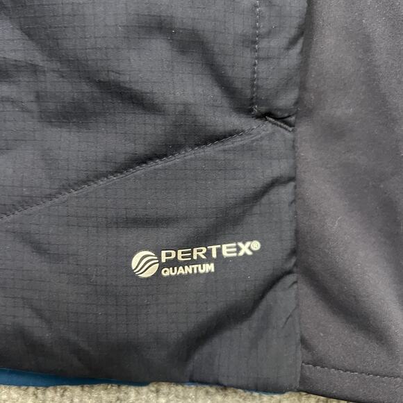 Salomon Drifter Mid Jacket Mens Small Night Sky Blue Black Reversible PrimaLoft - Picture 7 of 15